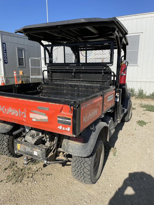 2022 Kubota RTV-X1140W-H Plastic Canopy, Windshield Acrylic Clear, LED Strobe Light, Wire Harness Kit, Back up Alarm
