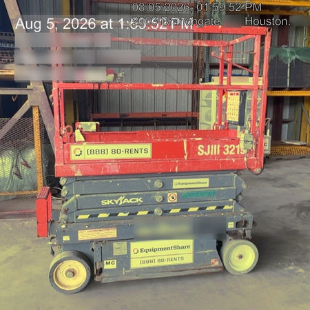 2019 Skyjack SJIII-3219 Standard Options, Trojan Batteries