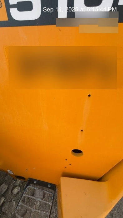 2018 JCB 510-56 JCB 510-56 Telehandler 74 HP w/CAB/HVAC, Beacon, Worklights, Aux Hydraulics, Solid Tires, 60" Carriage/Forks