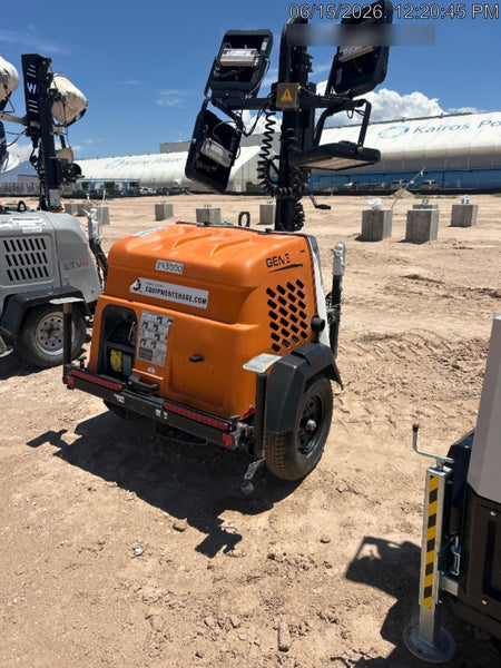 2024 Generac MLT2 Diesel, Flex Switch 120V Input, Powerzone Controller, 
(4) 320W LED Lights, 4kW Generator, 39.9 Gal Fuel Tank, 2" Ball, T3