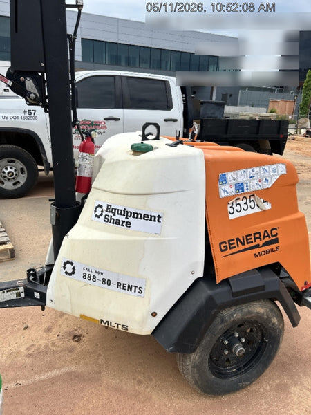 2023 Generac MLT2 Diesel, Flex Switch 120V Input, Powerzone Controller, (4) 320W LED Lights, 4kW Generator, 39.9 Gal Fuel Tank, 2" Ball, T3