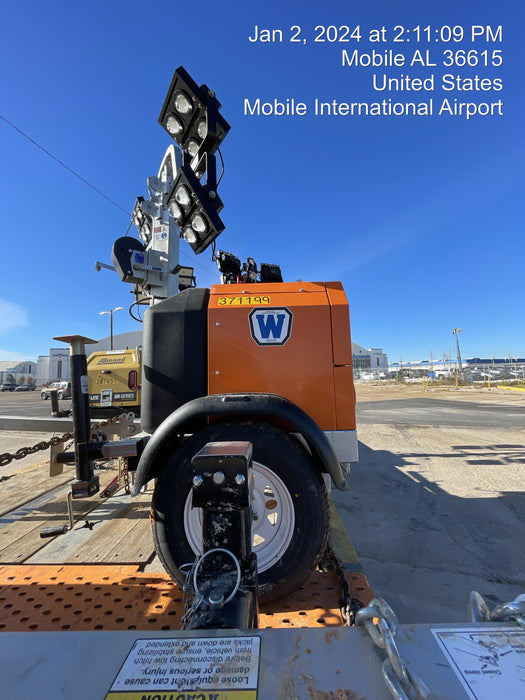 2023 Wanco WLTT-4MM4K Diesel, Deep Sea Controller, Shore Power Plug, Auto Start, (4) 350W LED Floodlights, 4kW Generator, 60 Gal Fuel Tank, 2" Ball, T3