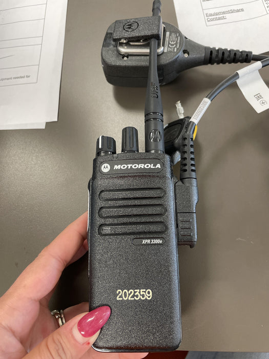 2022 MOTOROLA XPR3300E