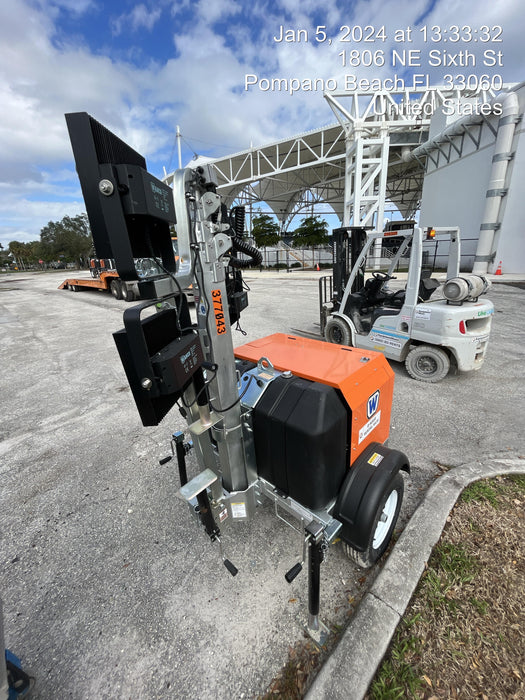 2023 Wanco WLTT-4MM4K Diesel, Deep Sea Controller, Shore Power Plug, Auto Start, (4) 350W LED Floodlights, 4kW Generator, 60 Gal Fuel Tank, 2" Ball, T3