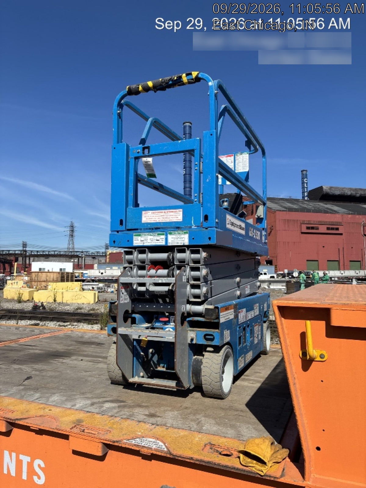 2020 Genie GS-1930 Solid Non Marking Tires, Beacon, Folding rails with half height swing gate