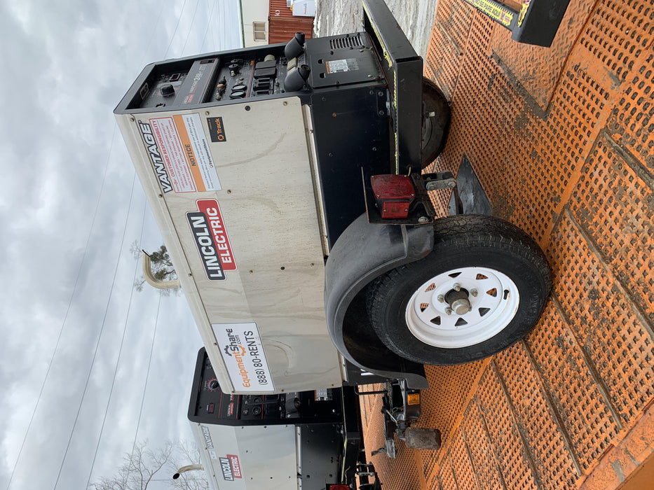 2018 Lincoln Electric Vantage 322 Lincoln Vantage 322 Welder Ready Pak 3 - Vantage 322, Trailer, Fender and light kit, Cable rack