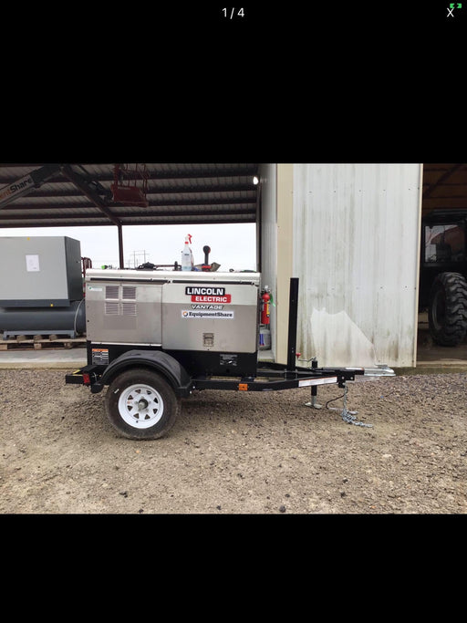 2020 Lincoln Electric Vantage 322 Welder Ready-Pak 3, w/ GPS & Decals (includes trailer, cable rack, fender light kit)