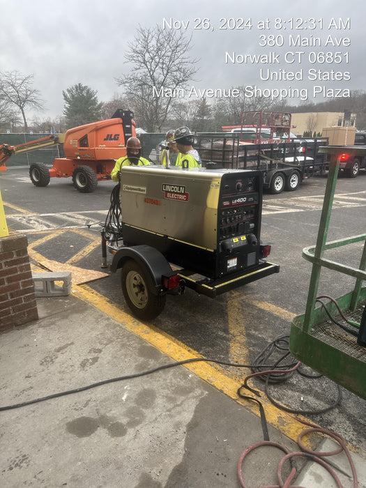 2024 Lincoln Electric LE400 Kubota V1505, Trlr, Cable Rack, Light Kit, ES Decals, T3