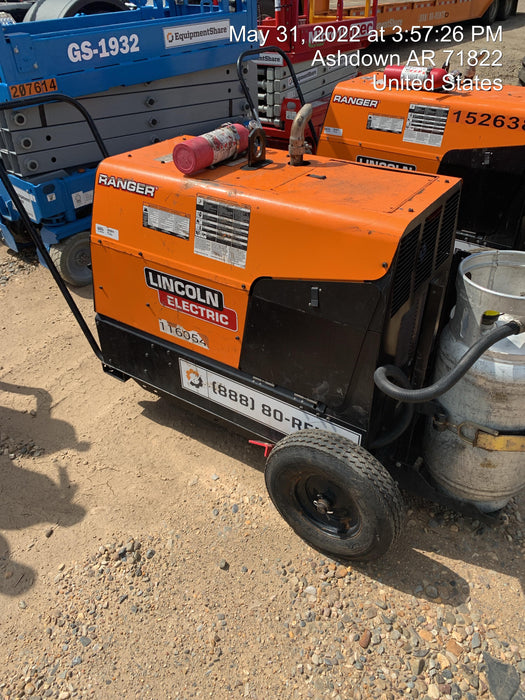 2021 Lincoln Electric Ranger 305 LPG LPG One-Pak (includes undercarriage, tank holder & tank strap) ORANGE