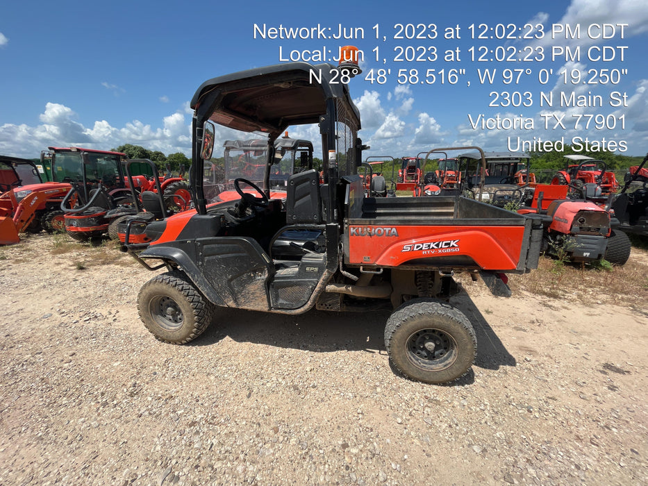 2019 Kubota RTV-XG850WL-H 4wd Utility Cart, Gas, 2 Seat, LED Strobe, Windshield Tempered Glass, Plastic Canopy, Wire Harness Kit, Backup Alarm