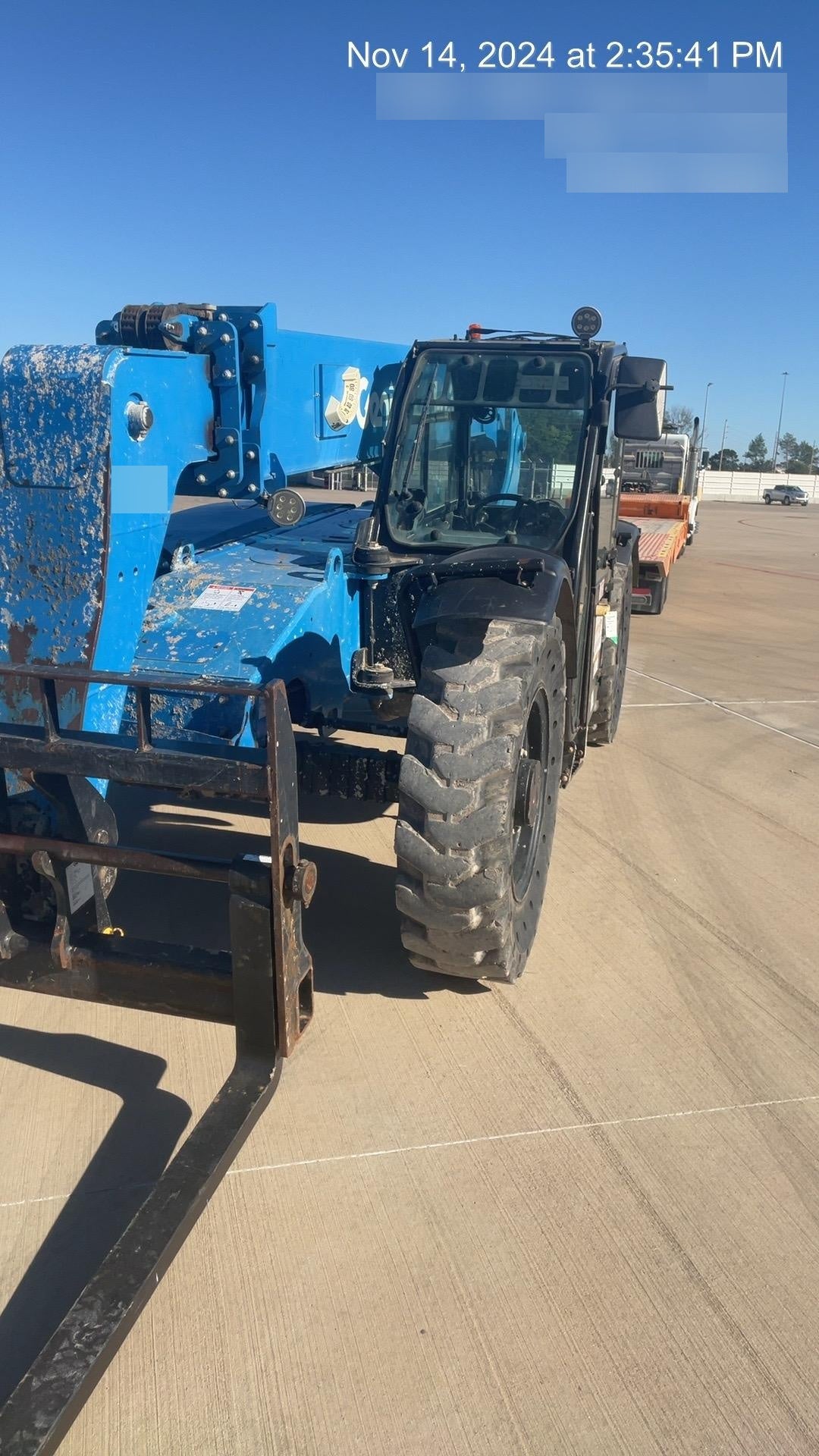 2018 Genie GTH-636 Genie GTH-636 w/Enclosed Cab w/HVAC, Work Lights, Solid Tires, Beacon, 48" Carriage and Forks
