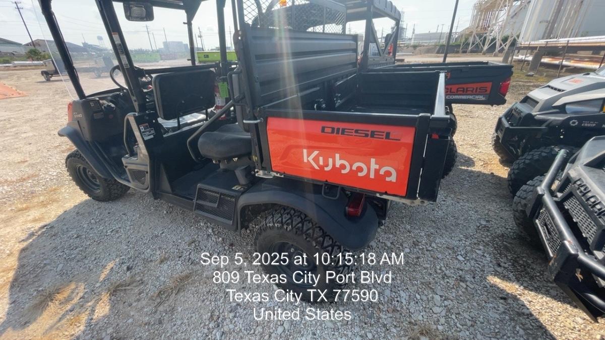 2021 Kubota RTV-X1140W-H Plastic Canopy, Windshield Acrylic Clear, LED Strobe Light, Wire Harness Kit, Back up Alarm