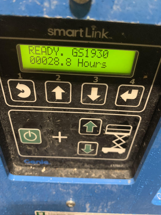 2020 Genie GS-1930 Solid Non Marking Tires, Beacon, Folding rails with half height swing gate, Telematics