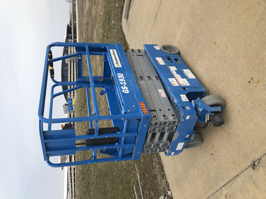 2020 Genie GS-1930 Solid Non Marking Tires, Beacon, Folding rails with half height swing gate