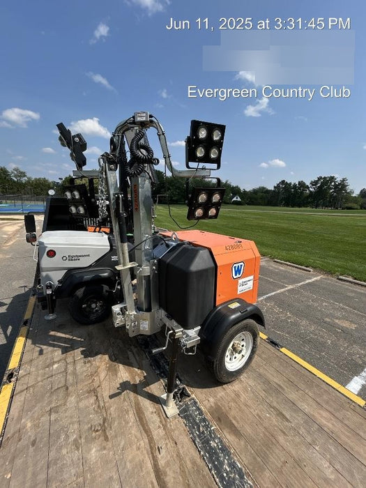 2024 Wanco WLTT-4MM4K Diesel, Deep Sea Controller, Shore Power Plug, Auto Start, (4) 350W LED Floodlights, 4kW Generator, 60 Gal Fuel Tank, 2" Ball, T3