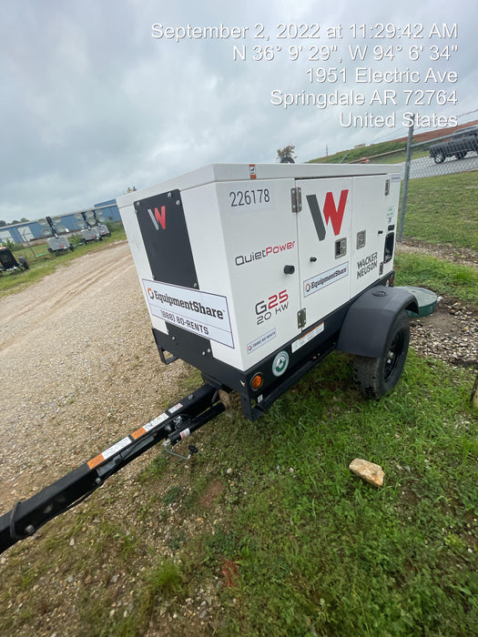 2022 WACKER NEUSON G25