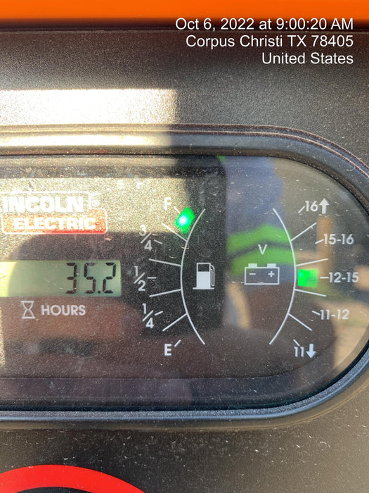 2022 Lincoln Electric Vantage 549X Crosslink Technology, Trailer Mounted