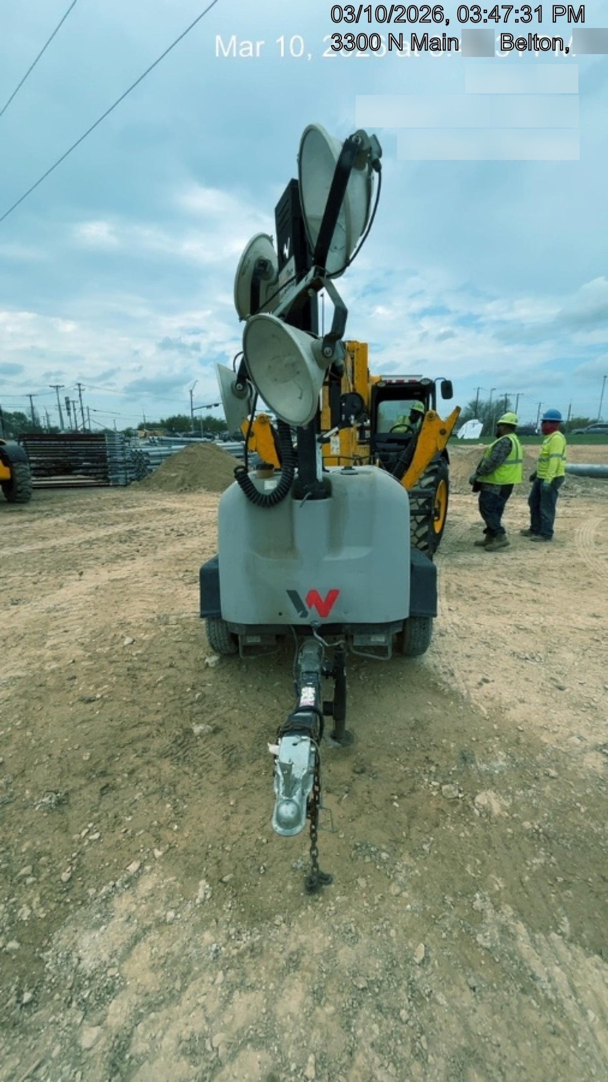 Wacker Neuson LTV6K-MH Wacker Neuson LTV6K Towable Light Tower