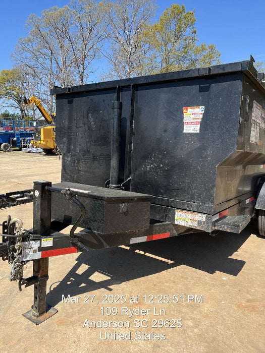 2024 TEXAS PRIDE TRAILERS 14'L x 7'W 5 Cu Yd Trunnion Hydraulic Dump