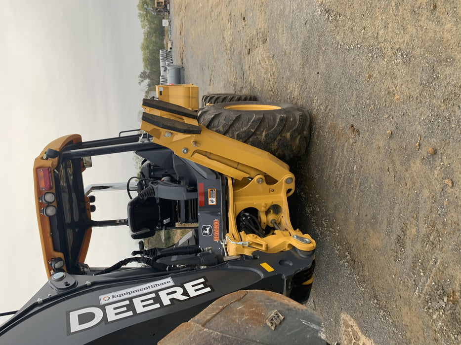 2020 John Deere 410L - Extendable Stick Canopy, 4WD, Extendable Stick, Pilot Controls, 2 Way Hydraulics, TAG Manual QC