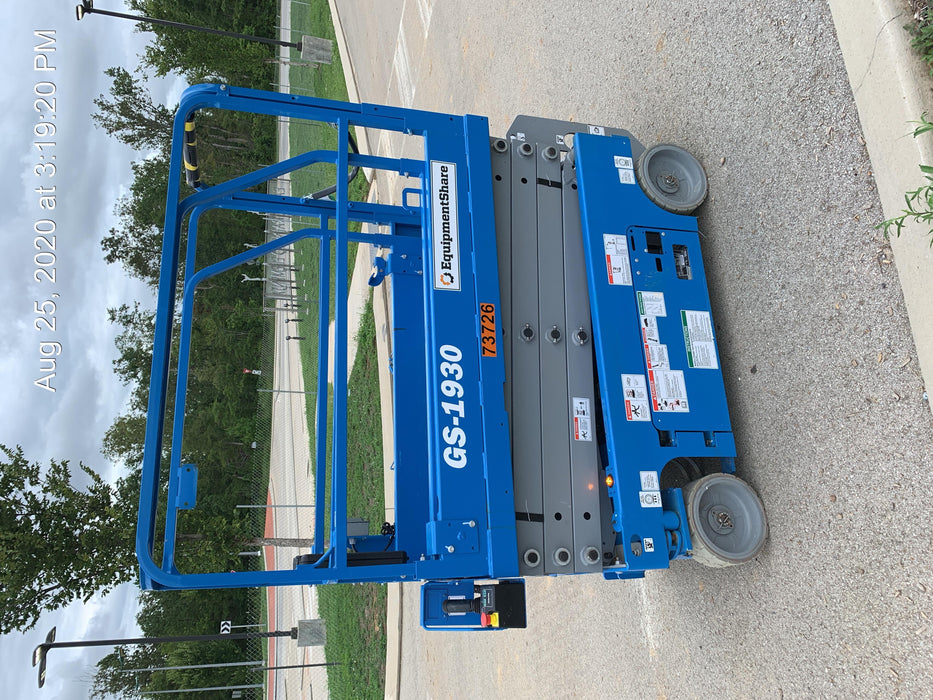 2020 Genie GS-1930 Fixed rails with chain entry gate - Pre A92.20