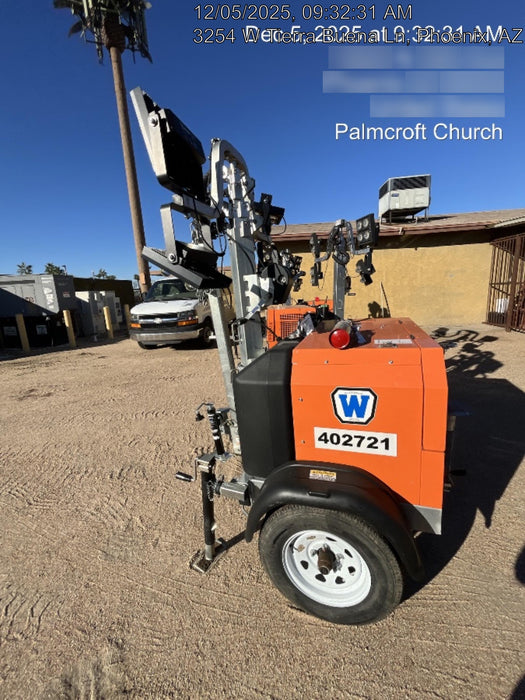 2024 Wanco WLTT-4MM4K Diesel, Deep Sea Controller, Shore Power Plug, Auto Start, (4) 350W LED Floodlights, 4kW Generator, 60 Gal Fuel Tank, 2" Ball, T3