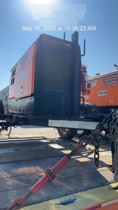 2021 Lincoln Electric Vantage 322 Vantage 322 Ready Pak 3 w/ Decals, ORANGE (includes trailer, cable rack, fender light kit) NO Telematics