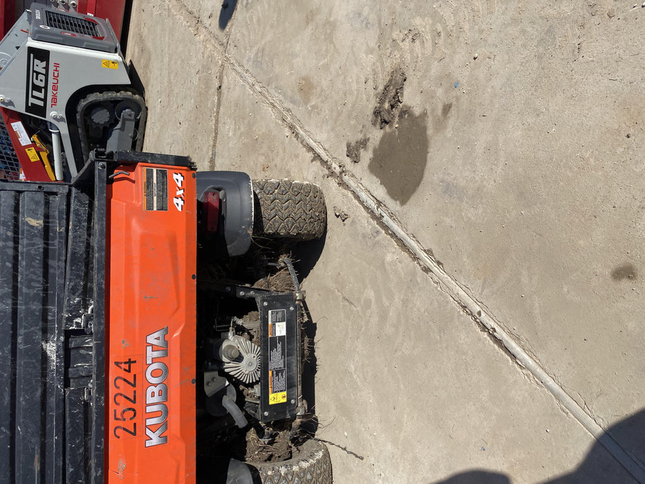 Kubota RTV-X1140W-H 4wd Utility Cart, LED Strobe, Windshield Tempered Glass, Pastic Canopy, Wire Harness Kit, Backup Alarm