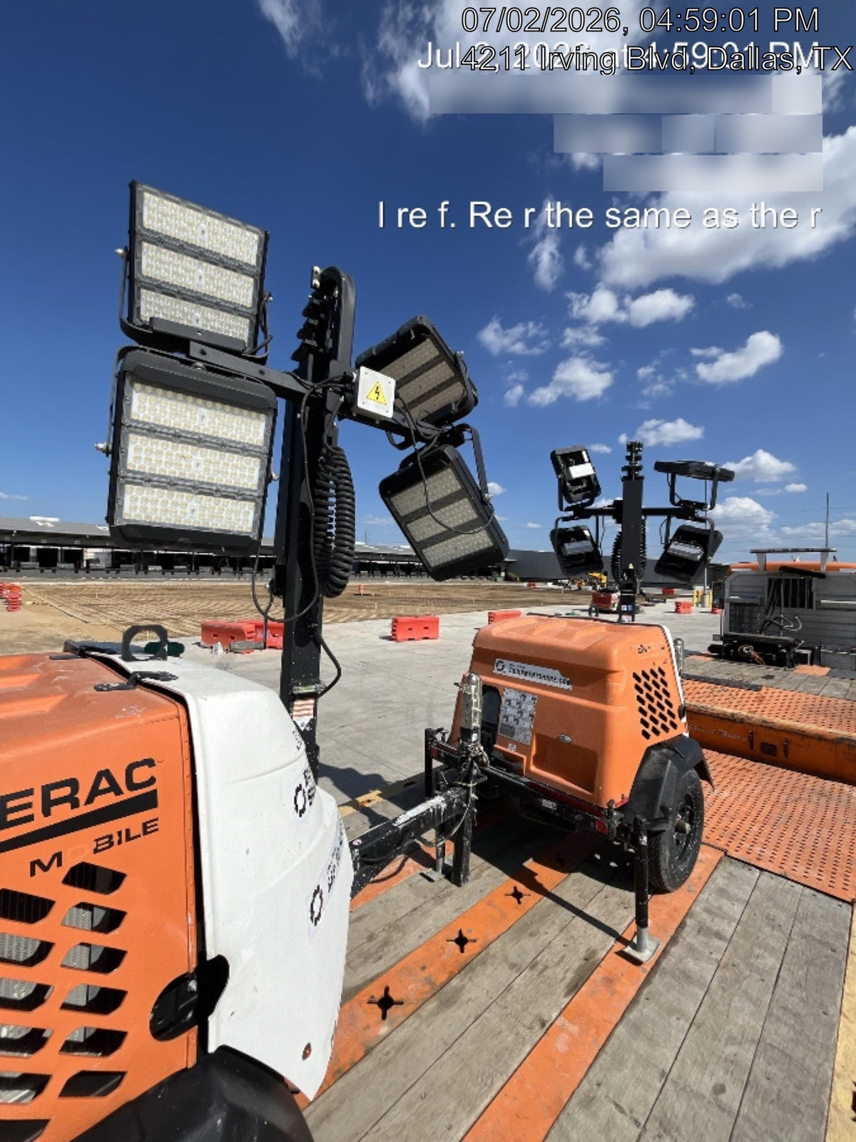 2023 Generac MLT2 Diesel, Flex Switch 120V Input, Powerzone Controller, (4) 320W LED Lights, 4kW Generator, 39.9 Gal Fuel Tank, 2" Ball, T3