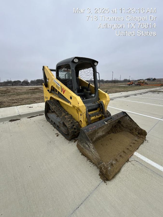 2018 Wacker Neuson ST31 ST31 8k Tracked Skid Loader, Canopy, 2 speed, Bucket Leveling , Selectable EH Controls, Variable speed fan, Cyclonic precleaner, 75" Bucket LP w/ smooth bolt on edge