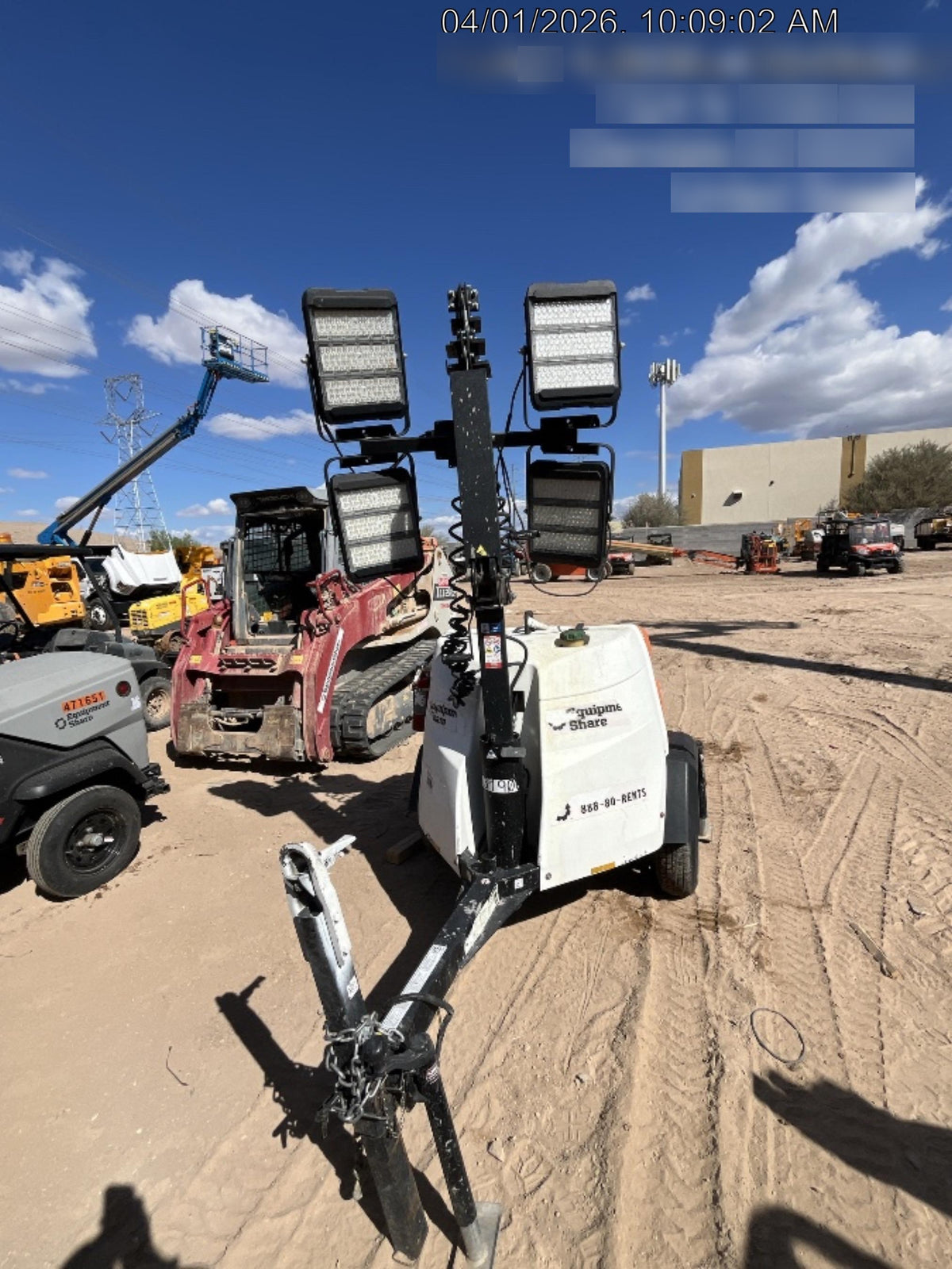 2023 Generac MLT2 Diesel, Flex Switch 120V Input, Powerzone Controller, (4) 320W LED Lights, 4kW Generator, 39.9 Gal Fuel Tank, 2" Ball, T3
