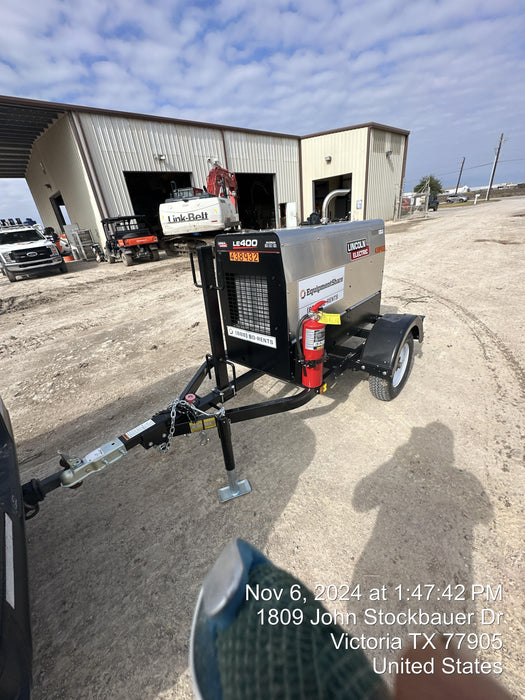 2024 Lincoln Electric LE400 Kubota V1505, Trlr, Cable Rack, Light Kit, ES Decals, T3