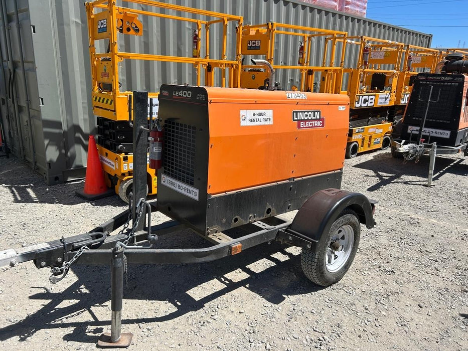 2022 Lincoln Electric LE400 Kubota V1505, Trlr, Cable Rack, Light Kit, ES Decals, T3