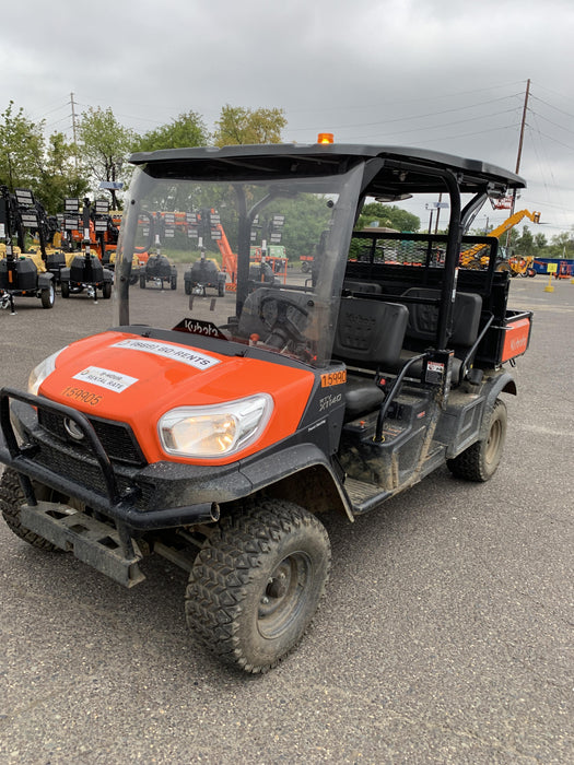 2021 Kubota RTV-X1140W-H Plastic Canopy, Windshield Acrylic Clear, LED Strobe Light, Wire Harness Kit, Back up Alarm