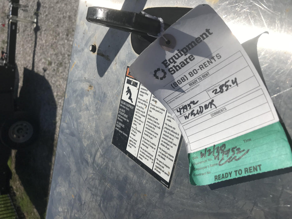 2019 Lincoln Electric Vantage 322 Ready-Pak 3, Two Wheel Trailer, Fender and Light Kit, Cable Rack