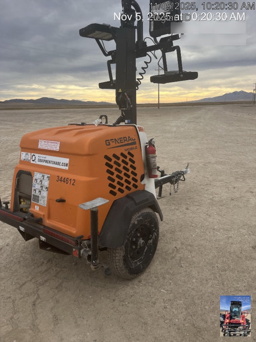 2023 Generac MLT2 Diesel, Flex Switch 120V Input, Powerzone Controller, (4) 320W LED Lights, 4kW Generator, 39.9 Gal Fuel Tank, 2" Ball, T3