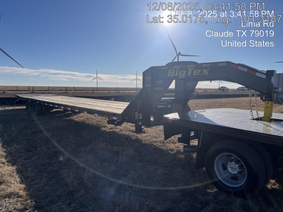 2025 BIG TEX TRAILER 25GN-40D5A-MRBK