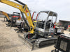 Wacker Neuson EZ53 Open ROPS, Rubber Tracks, Long Dipperstick, Bucket