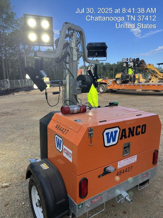 2024 Wanco WLTT-4MM4K Diesel, Mitsubishi L2E, 9.0HP @1800 rpm, Deep Sea Controller, Shore Power Plug, Auto Start, (4) 350W LED Floodlights, 4kW Generator, 60 Gal Fuel Tank, 2" Ball, T3