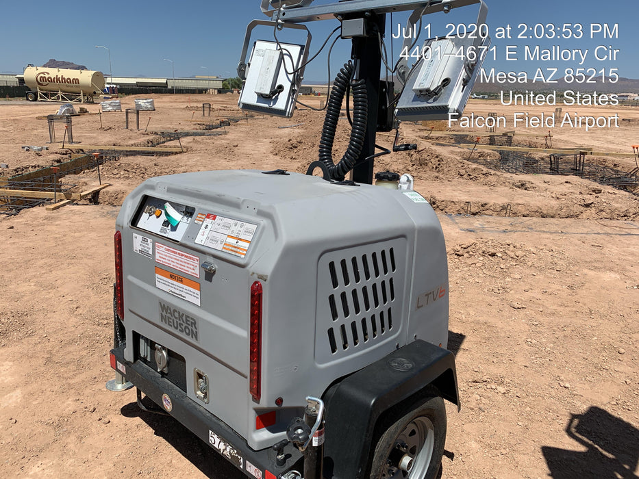 2019 Wacker Neuson LTV6K-LED Standard LED Towable Light Tower w/None