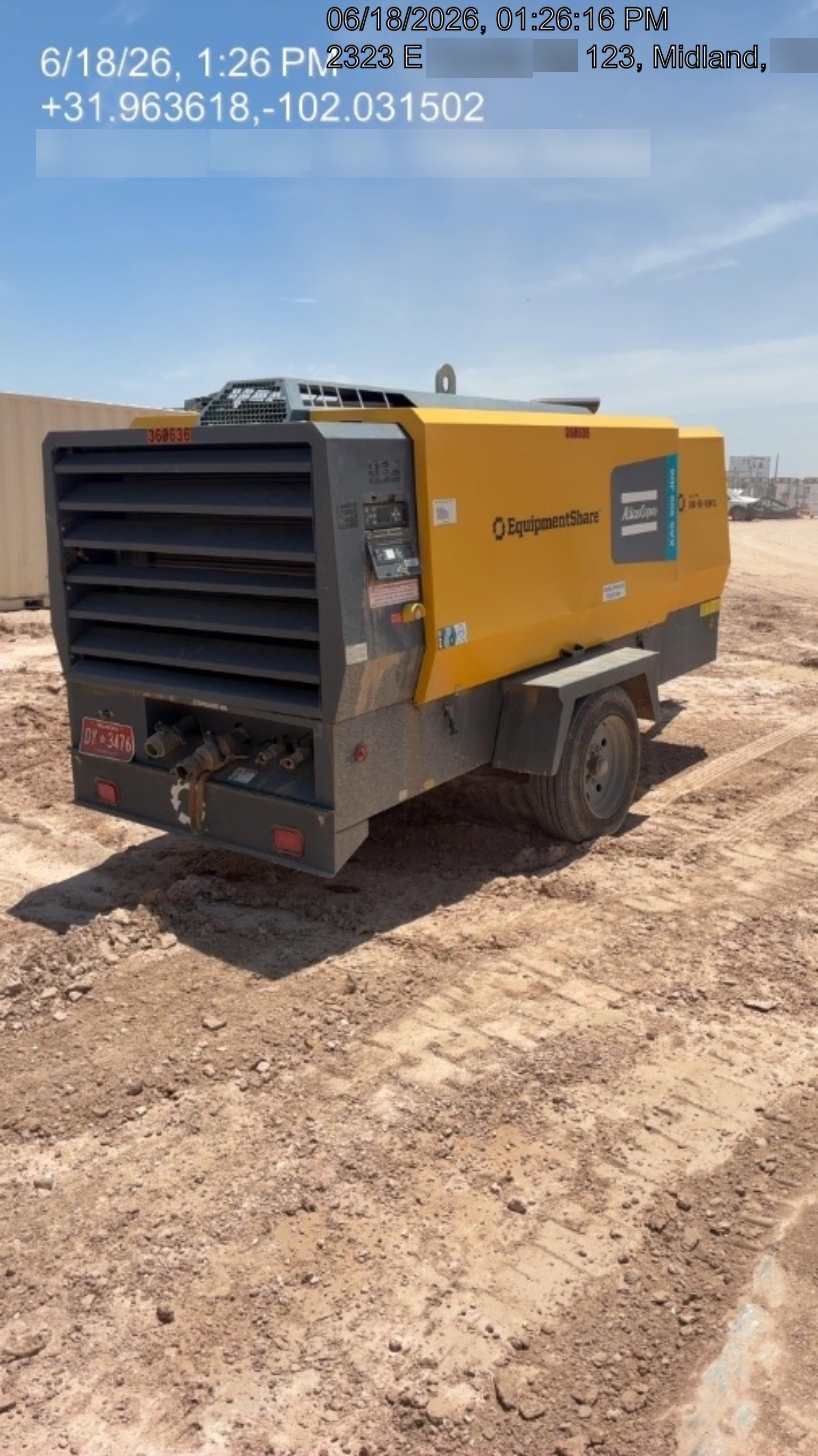2023 ATLAS COPCO XAS 900