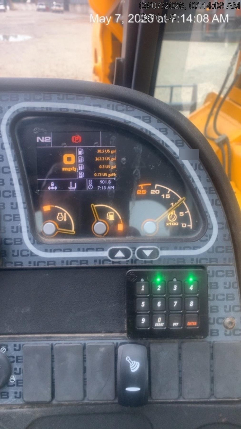 2022 JCB 509-42 74Hp Dsl, Canopy, Sld Tires, LED WL, Bcn, L Hook, EST