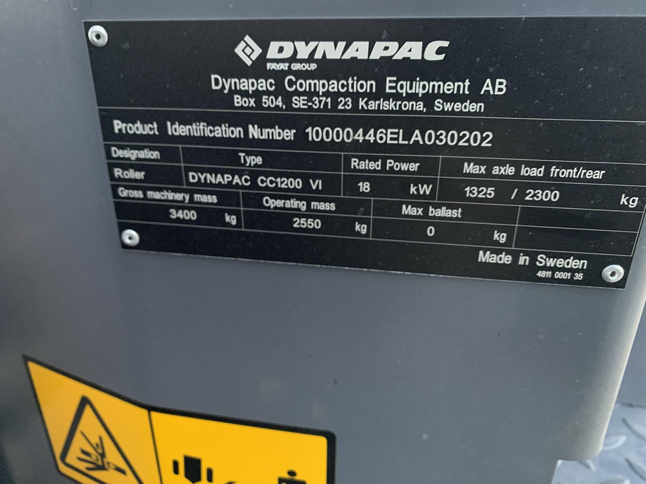 2020 DYNAPAC CC 1200