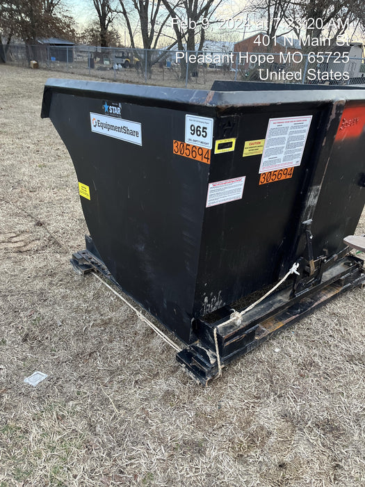 2023 STAR INDUSTRIES M-1820 - Self-Dump Hopper