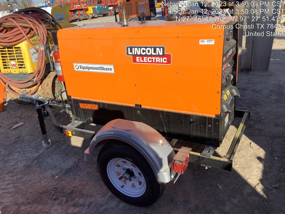 2022 Lincoln Electric LE400 Kubota V1505, Trlr, Cable Rack, Light Kit, ES Decals, T3