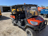 2022 Kubota RTV-X1140W-H Plastic Canopy, Windshield Acrylic Clear, LED Strobe Light, Wire Harness Kit, Back up Alarm