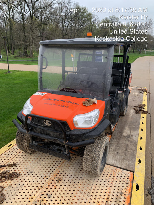 2022 Kubota RTV-X1140W-H Plastic Canopy, Windshield Acrylic Clear, LED Strobe Light, Wire Harness Kit, Back up Alarm