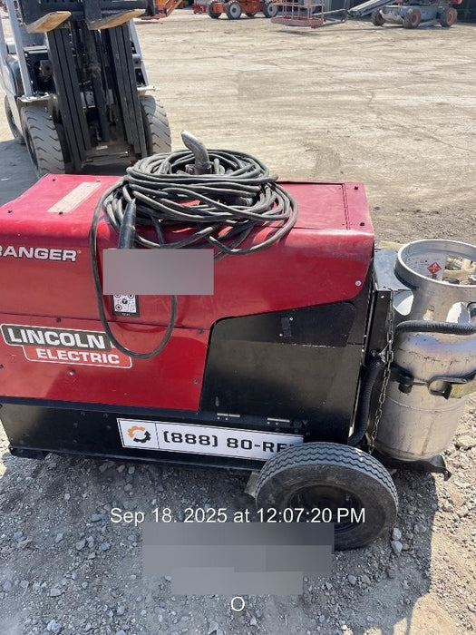 2020 Lincoln Electric Ranger 305 LPG Kohler Engine, One-Pak