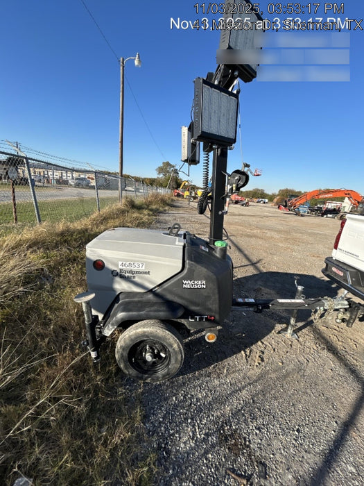 2024 Wacker Neuson LTT4 Diesel, Kohler KDW702, Deep Sea Controller, Auto Start, LED 320W, Bypass Outlet, T3