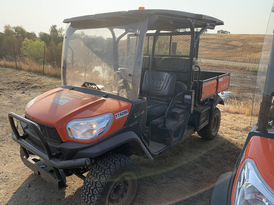 2021 Kubota RTV-X1140W-H Plastic Canopy, Windshield Acrylic Clear, LED Strobe Light, Wire Harness Kit, Back up Alarm